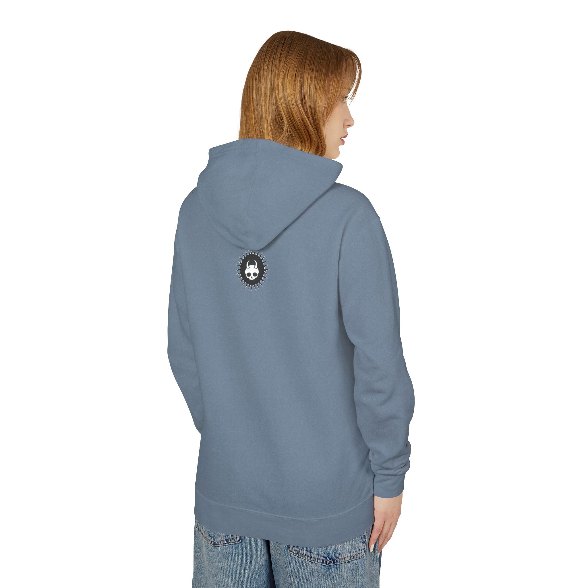 WAKE BAKE LIVE REPEAT - Unisex Lightweight Hooded Sweatshirt - Damned Threads